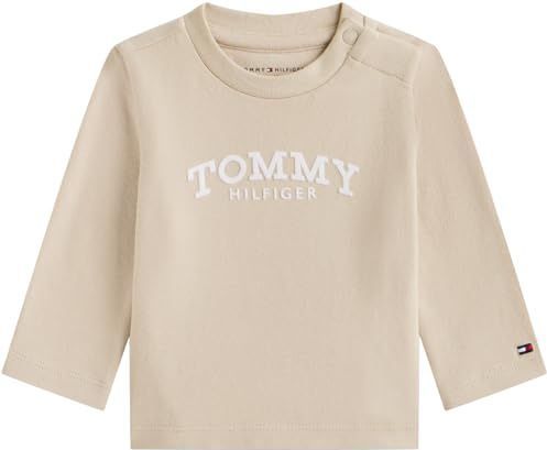 Tommy Hilfiger L/S T-shirt, Beige (Golfzand), 3 Maanden