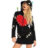 Leg Avenue Cozy Voodoo Doll Kostüm, schwarz, Größe: Medium (EUR 38)