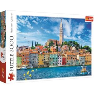 Trefl, puzzel, Rovinj, Kroatië, 2000 elementen, topkwaliteit, voor volwassenen en kinderen vanaf 12 jaar