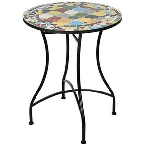 Well Home Bistrotafel, mozaïek design, Ø 60 x 71 cm