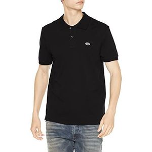 Diesel T-Smith-Doval-PJ Poloshirt voor heren, Zwart Zwart Zwart, L