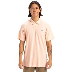 Quiksilver Mw Pique poloshirt voor heren, Perzik Parfait, L