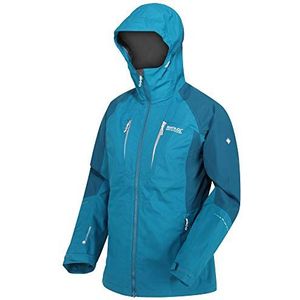 Regatta CARLETTA V 3-in-1 damesjack, waterdicht en ademend, met genaaide naden en meerdere zakken, 3 in 1s, Ocean Depth/Sea Blue, FR: XXS (maat fabrikant: 8)