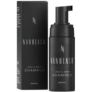 Shampoo voor wimpers en wenkbrauwen Nanolash 50 ml - shampoo voor wimperextensions, schuimshampoo voor wimperverlenging