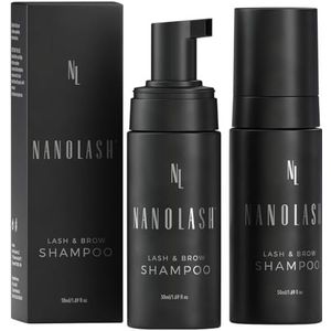Shampoo voor wimpers en wenkbrauwen Nanolash 50 ml - shampoo voor wimperextensions, schuimshampoo voor wimperverlenging