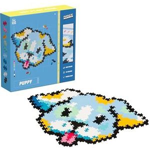 PLUS PLUS - 500 bouwstenen – puzzel op nummer puppy – bouwspel voor kinderen vanaf 5 jaar – educatief en speels spel voor meisjes en jongens – PP3961