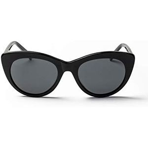 Ocean Sunglasses Fashion Cool Polarized Zonnebril Mannen Vrouwen Zonnebril, Shiny Black, 46/22/145 Unisex Volwassenen, Zwart