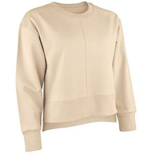 Nur Die Relax & Go Sweater Sweatshirt voor dames, lichtbeige, S