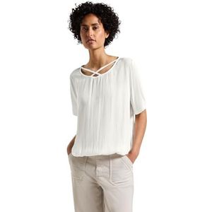 Street One - Blouse - Wit - Dames - Met Lintdetail