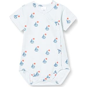 Pinokio Babyjongens bodysuit met korte mouwen, Blue Sailboats Sailor, 86 cm