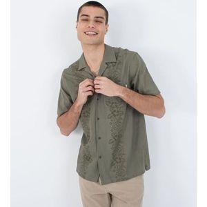 Hurley - Linen Rincon Camp - Overhemd - Korte Mouwen - Kleur