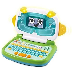 VTech 80-615123 Bob de Vrolijke Laptop – Educatief Speelgoed – Maak Kennis met Letters, Cijfers, Tellen – Vrolijke Animaties – 3 tot 6 jaar