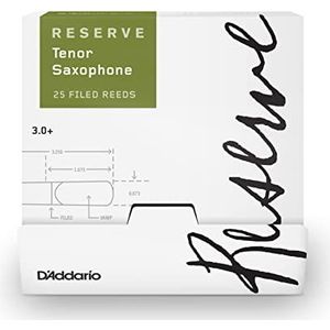 D'Addario Reserve Tenor Saxophone Reeds, Sterkte 3.0+, 25-box