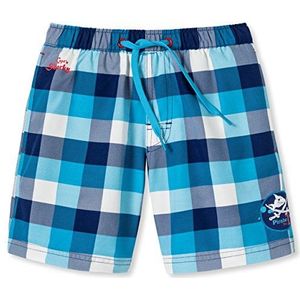 Schiesser Jongens zwemshorts UV-bescherming 40+ Capt'n Sharky, blauw (Petrol 811), 104 cm