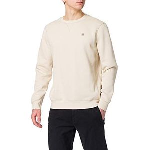 G-STAR RAW Heren Premium Core R Sw Ls Sweatshirt, beige (Whitebait C235-1603), XXL