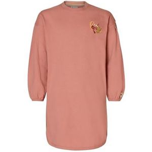 Noppies Juye meisjesjurk met lange mouwen, kinderjurk, Old Rose - N242, 92