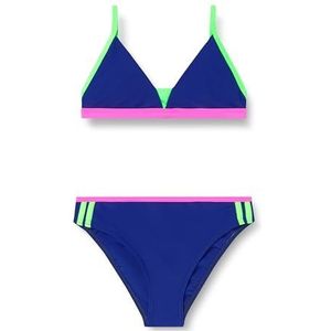 Tweedelig badpak voor meisjes, driekleurig, neon, Meerkleurig, 10 Jaar
