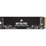 CORSAIR MP700 PRO 2TB M.2 PCIe Gen5 x4 NVMe 2.0 SSD - M.2 2280 - Tot 12.400MB/sec Sequentieel Lezen - Hoge-Dichtheid TLC NAND - Zwart