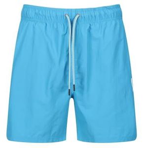 Ben Sherman Zwemshorts voor heren in blauw medium lengte zwembroek, Blauw, S