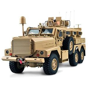 Amewi 22428 US Miltitaire voertuig MRAP 6x6 1:12 RTR, licht, geluid en rook