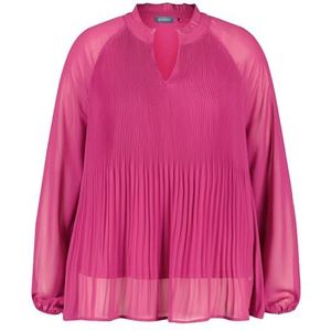 SAMOON Blouse 1/1 mouw, Bright Amazing Pink, 48 NL