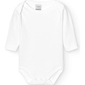 BABIDU Babybody met lange mouwen, Amerikaanse kraag, 100% katoen, zachte babybody ter bescherming van de gevoelige huid, ideaal voor pasgeborenen, eerste dragen, uniseks kleding voor baby's en meisjes
