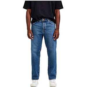 SELECTED HOMME Heren SLHLOOSE-Kobe 24303 MB Washed JNS W NOOS Jeansbroek, Medium Blue Denim, 34/34, blauw (medium blue denim), 34W x 34L