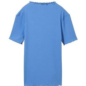 TOM TAILOR T-shirt voor meisjes, 18712 - Sicilian Blauw, 176 cm