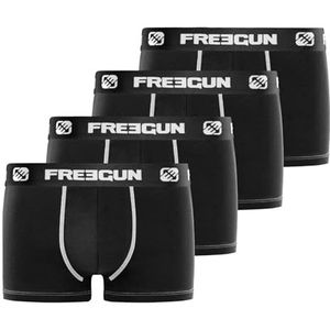 FREEGUN - Boxershorts - Zwart - Multi-sport - 4 Stuks