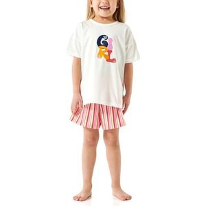 SCHIESSER - Girls World - Nachtkledij - Navy - 2-delig - Katoen