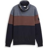 Tom Tailor - Sweatshirt - Sky captain blue - Met Geborduurd Logo