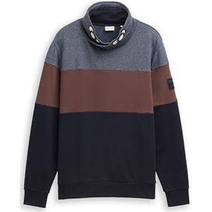 Tom Tailor - Sweatshirt - Sky captain blue - Met Geborduurd Logo