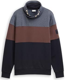 Tom Tailor - Sweatshirt - Sky captain blue - Met Geborduurd Logo
