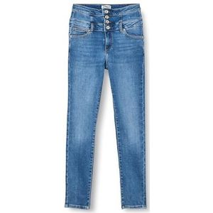 ONLY Dames Onlhush Hw Corsage DNM Ana Skinny-Fit Jeans, blauw (medium blue denim), M / 34L