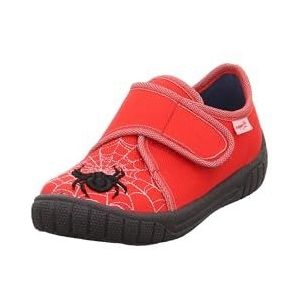 SUPERFIT - Bill - Huisschoenen - Beige - Rood - Zwart