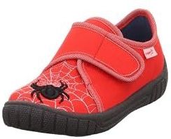 SUPERFIT - Bill - Huisschoenen - Beige - Rood - Zwart