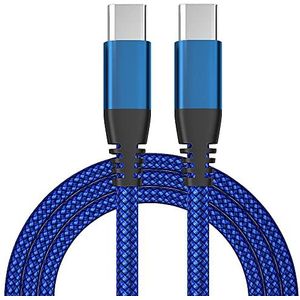 BIBTIM USB C naar USB C oplaadkabel 1M 2M 3M, 3-pack 60W USB 2.0 Type C oplaadkabel compatibel met MacBook iPad Air 5 Pro 2021 Galaxy S22 S21 Ultra S20 FE S10 A12 Mi 11 Note 10 Pixel 6 5 4a