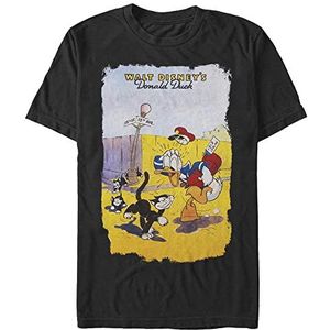 Disney Classics Mickey Classic - Unlucky Duck Unisex Crew neck T-Shirt Black L