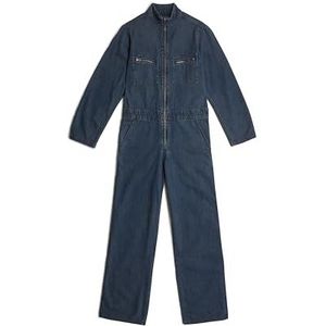 G-STAR RAW Mechanics Coverall shirt met lange mouwen voor dames, blauw (worn in dusky clouds D25306-D252-G798), XL