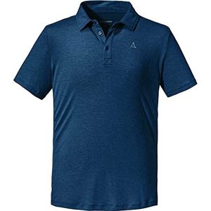 Schöffel Vilan M Poloshirt voor heren, geurremmend, functioneel shirt van duurzaam materiaal, sneldrogend wandelshirt met stijlvolle polo-snit