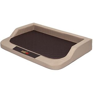 Hobbydog L Mesbeb4 L 75x50 (R1) hondenbed Medico Standard (Oxford) Beige - Bruin - Beige Ortopeïsche Viscomatte, L, Beige - Bruin