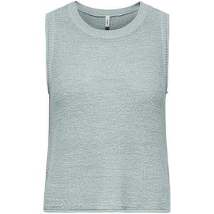 ONLY Dames Onlsunny O-Neck Tank Top KNT Nca, Gray Mist, 3XL