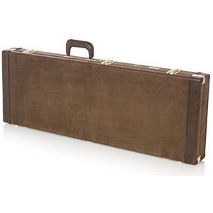 Gator Cases GW-ELECT-VIN Deluxe houten koffer voor elektrische gitaren, bruin