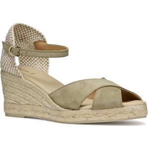 Geox - Gelsa Low - Sandalen - Beige - Suède/Rubber