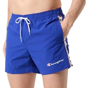 Champion Legacy Retro Sport Beach Shorts - Crinkle Taslon Tape Shorts, elektrisch blauw, M Heren SS24, Blauw, M