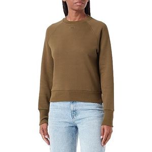 G-STAR RAW Raglan Logo R Sw Wmn Sweats voor dames, groen (Dark Olive D23461-d427-c744), M