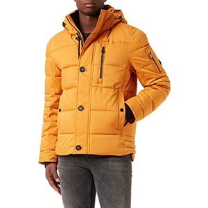 TOM TAILOR Mannen Buffer jas met afneembare capuchon 1032486, 10680 - Flame Brown, M