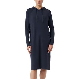 comma - Kleid - Tricot Jurk - V-hals - Met Capuchon
