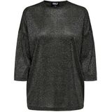 Only - Onlsilvery Glamour - T-shirt - Rosin/tone - 3/4 Mouwen