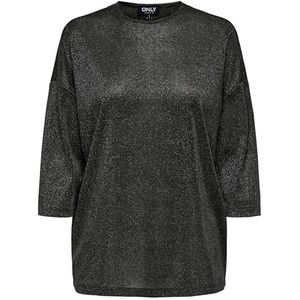 Only - Onlsilvery Glamour - T-shirt - Rosin/tone - 3/4 Mouwen
